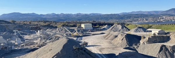 Gravier en vrac Ardèche